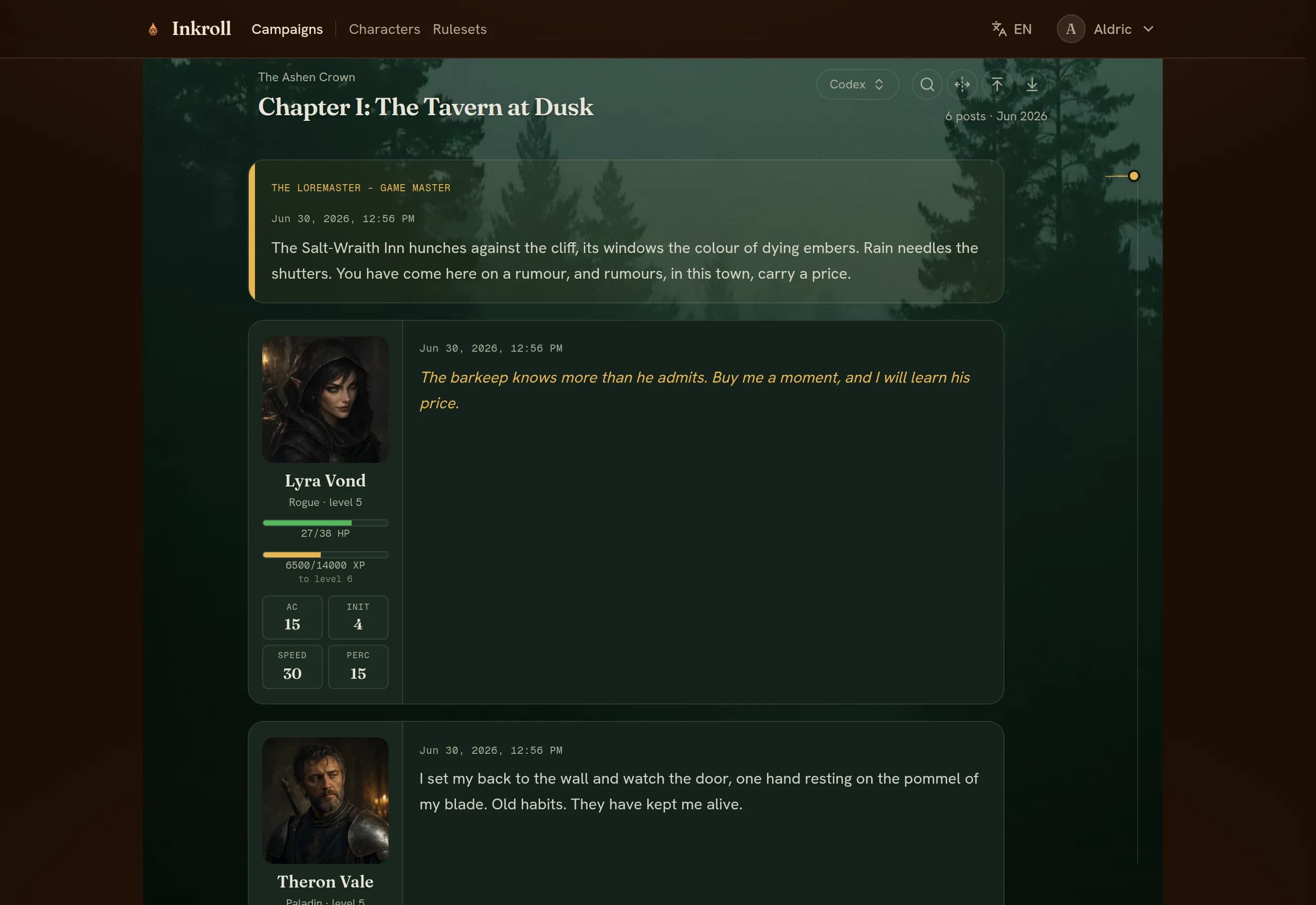 The Forest campaign style